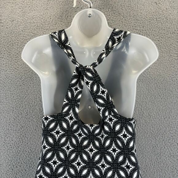 Title Nine Dress Medium Gorpcore Activewear Racerback Built in Bra Strappy Tank - Picture 4 of 11
